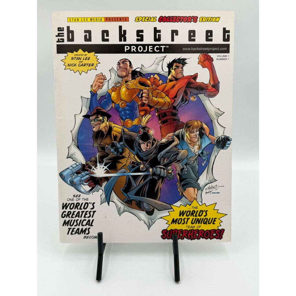 The Backstreet Project Vol 1 #1 Stan Lee Nick Carter BSB Comic 2000